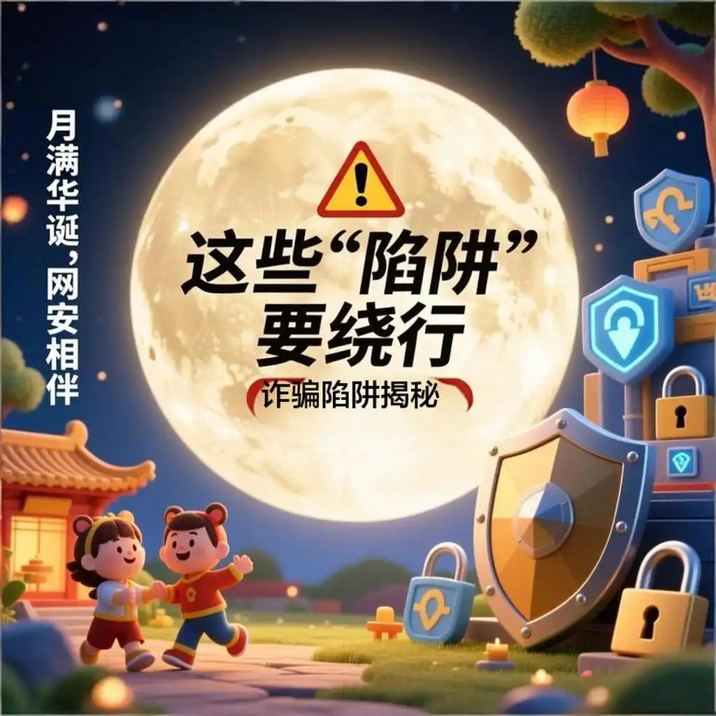 月满华诞网安相伴！双节欢乐游，这些陷阱要绕行