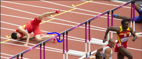 刘翔右腿伤痛分析_刘翔伦敦奥运会栏杆高度问题_刘翔受伤原因