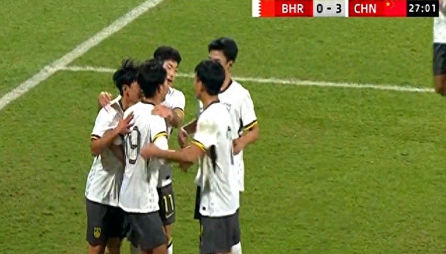 U16国足踢疯了!27分钟连入3球,帅惟浩双响,万项传射建功