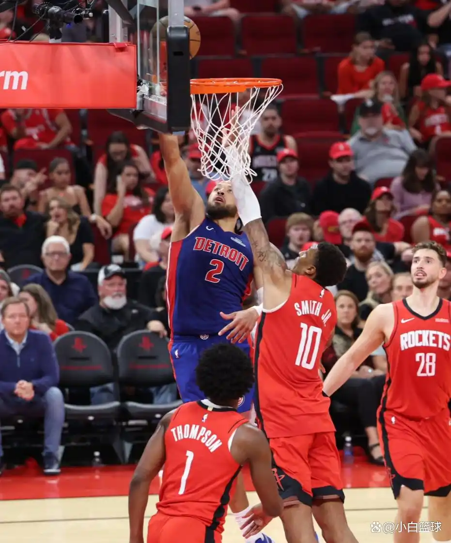 NBA常规赛:杜兰特37分火箭被活塞逆转吞连败 申京17+7丢绝平球