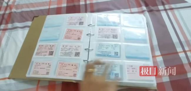 黄先生收藏超800张车票，承载旅行回忆，还重新打印防褪色