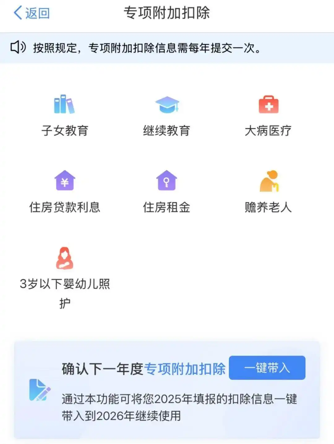 今天截止！别忘了在个税app确认_专项附加扣除项目及标准_2026年度个税专项附加扣除确认