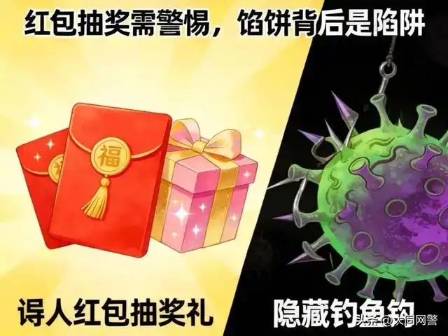 元旦网络安全指南_防范网络诈骗_元旦消费警惕扫码领红包诱导信息