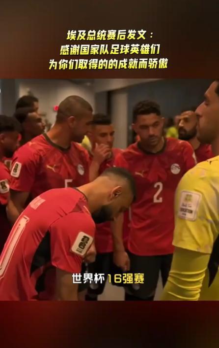 埃及总统发文致敬足球英雄 英勇表现赢得全国赞誉