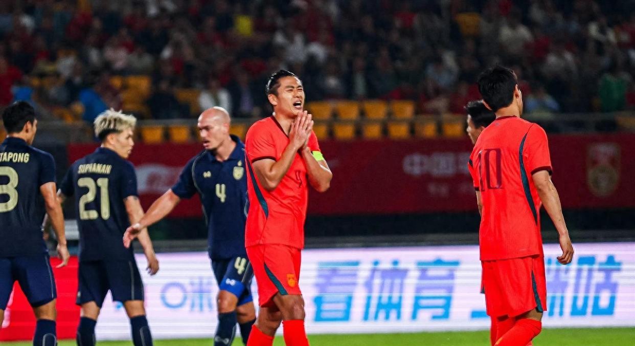 国足0-0泰国热身赛_国足控球输球分析_中国男足对泰国