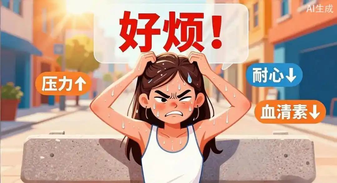 情绪中暑症状_最近老想发火？别再怪自己脾气差_高温情绪波动