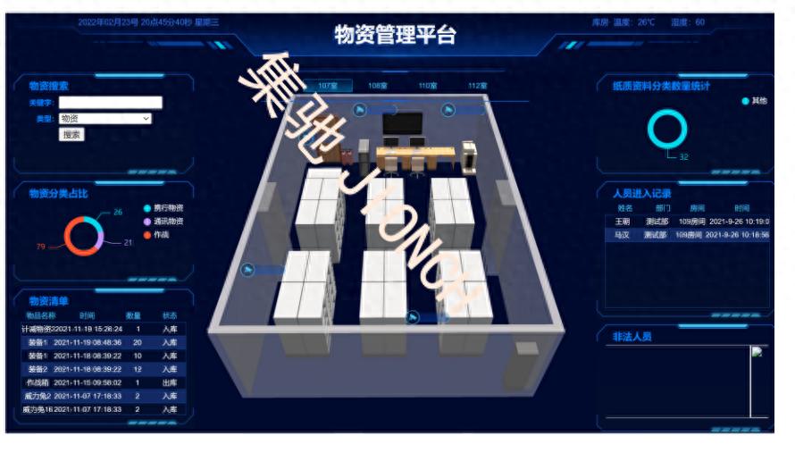 部队器材仓储管理系统JC-MMS301—开启部队器材智能化管理新时代