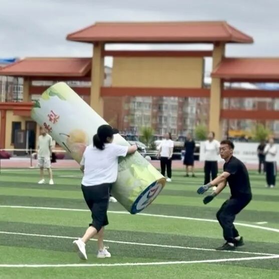 团结奋进健康东宁_趣味运动会报道稿_东宁镇趣味运动会